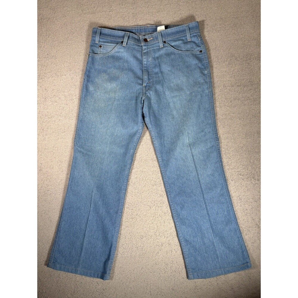 Vintage Levis 415 Action Jeans 90s High Rise Stretch Wide Straight Leg Men 34x26